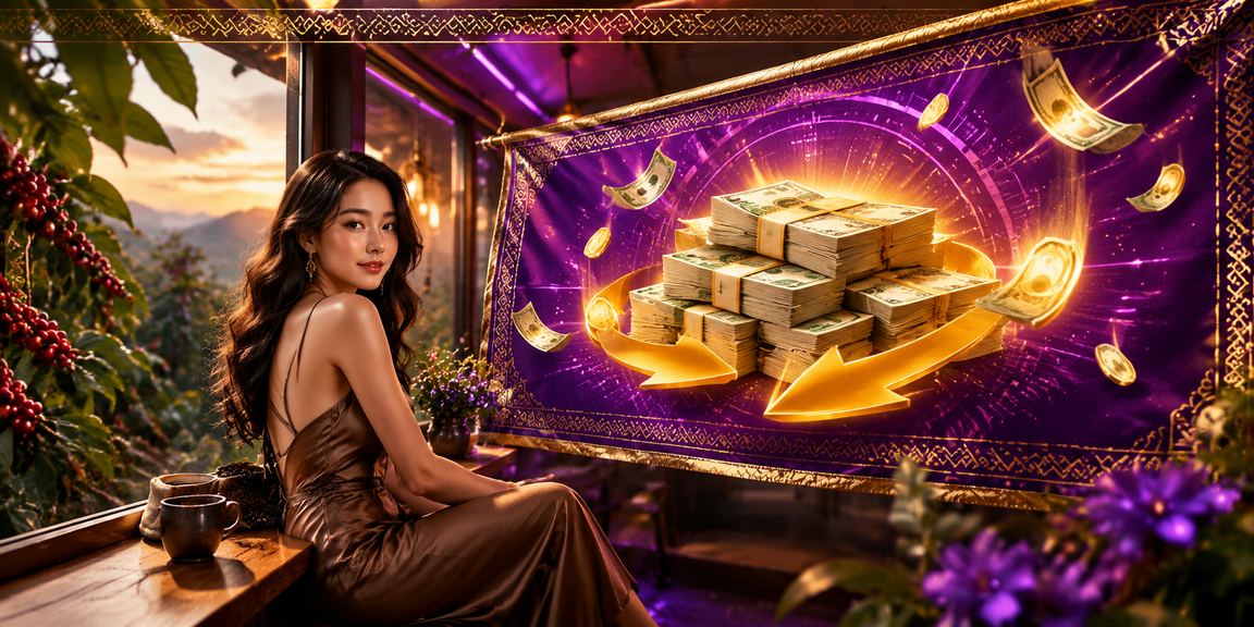 Người dùng Buôn Ma Thuột uống cà phê và kiểm tra cashback trên điện thoại