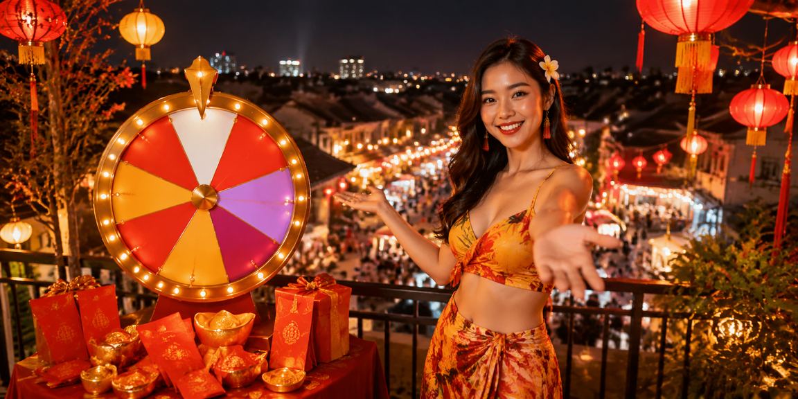 Bàn roulette lung linh ánh đèn tại chợ đêm Hà Nội