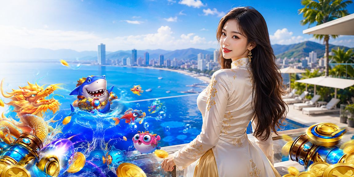 Trò chơi bắn cá trực tuyến với người chơi mặc áo dài tại Nha Trang