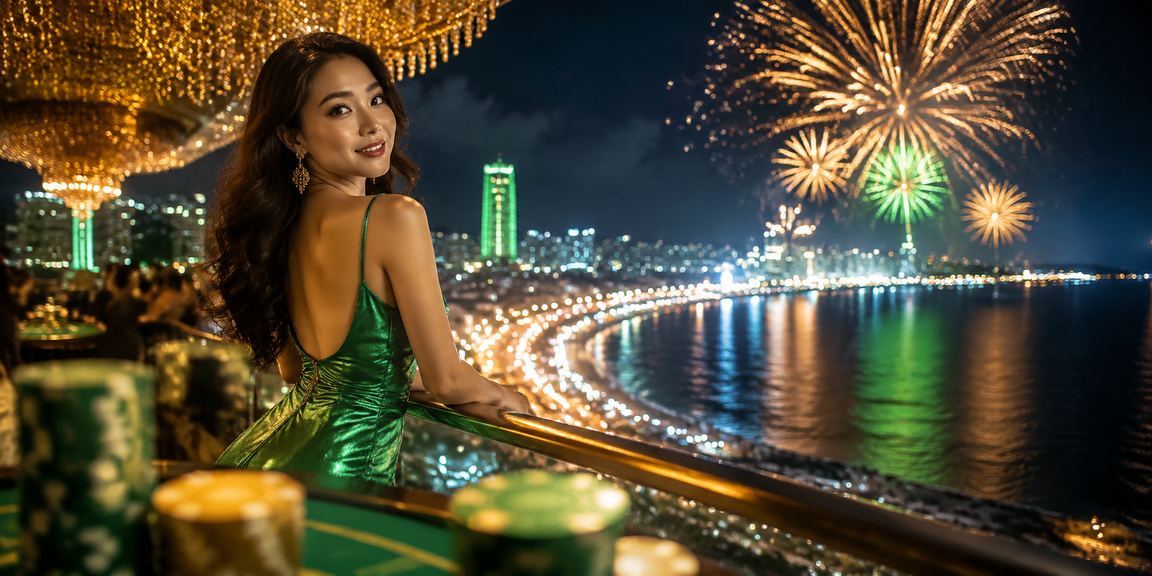 Nhóm bạn bè theo dõi kết quả đặt cược thể thao trên bãi biển Nha Trang buổi chiều